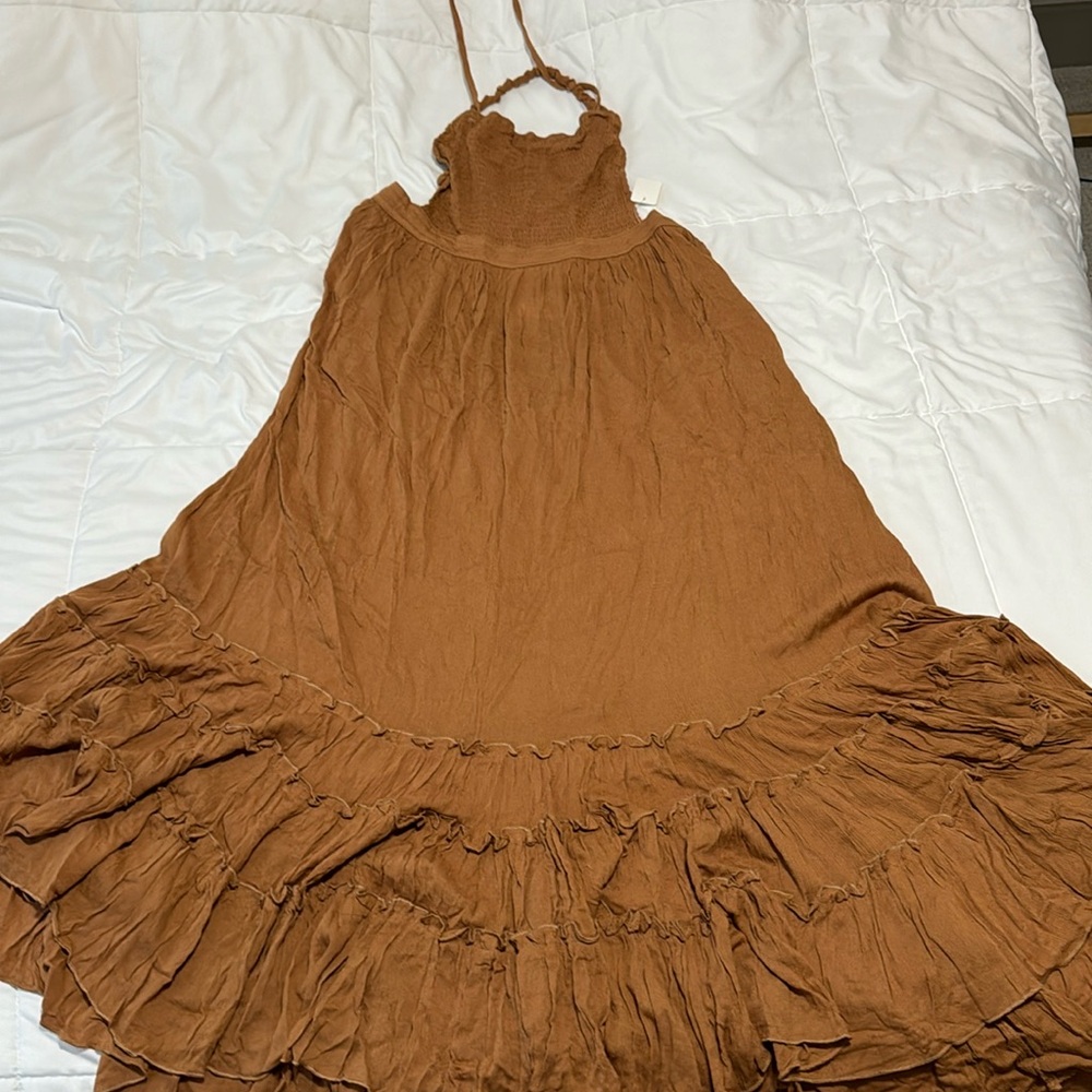 Summer backless dress